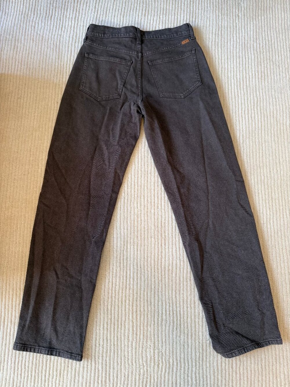 AYR The Getup Barrel Leg Jeans Faded Black Brown Wash 24 - Picture 3 of 5